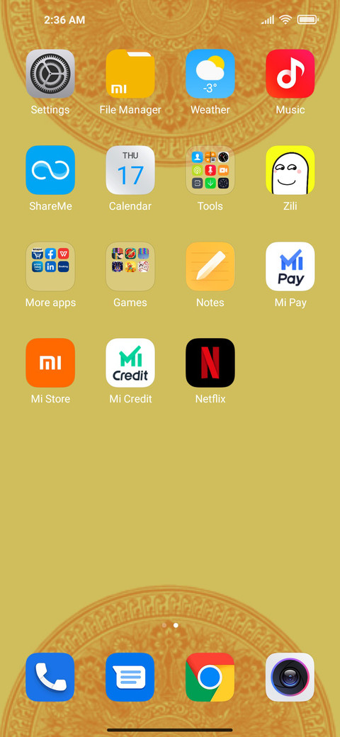 One Miui screenshot