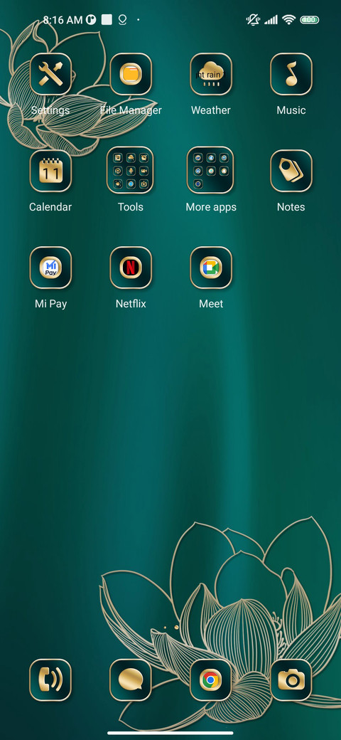 Business dial screenshot