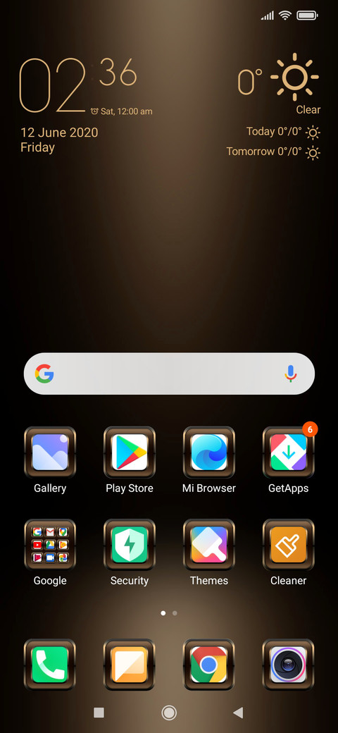 BlackGoldDarkmode screenshot