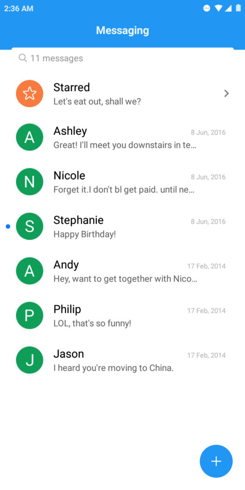Android screenshot