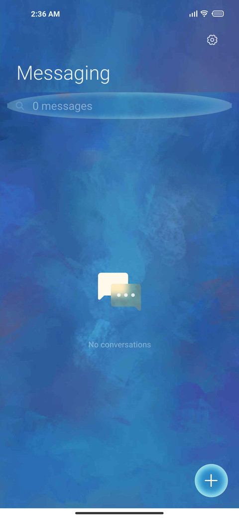 UI BLUE IZ V13 screenshot