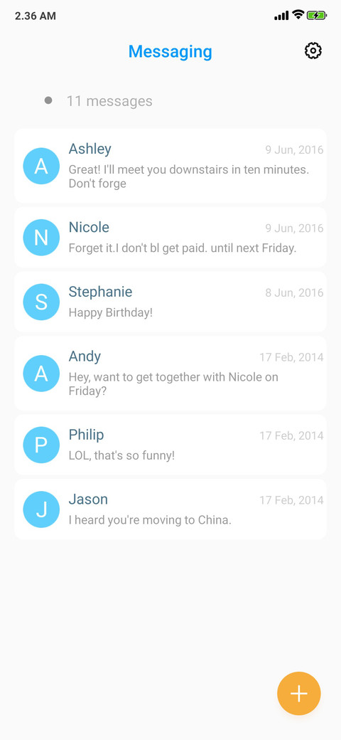 Semi iOS screenshot