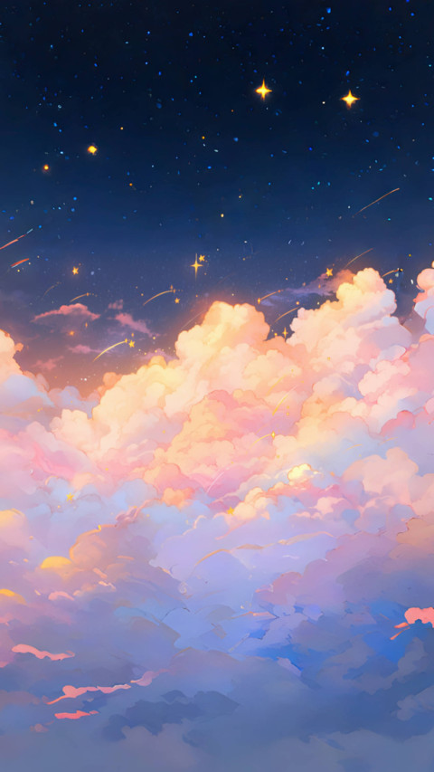 风景插画壁纸 screenshot