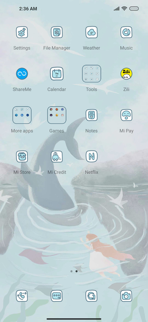 Asuka and fish screenshot