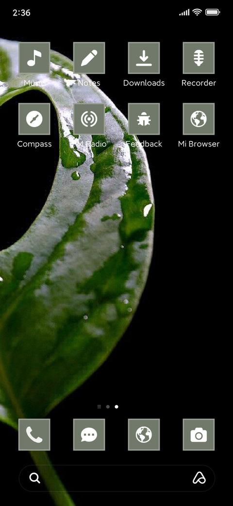 Leaf screenshot