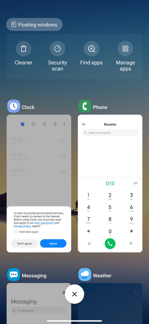 samsung mi screenshot
