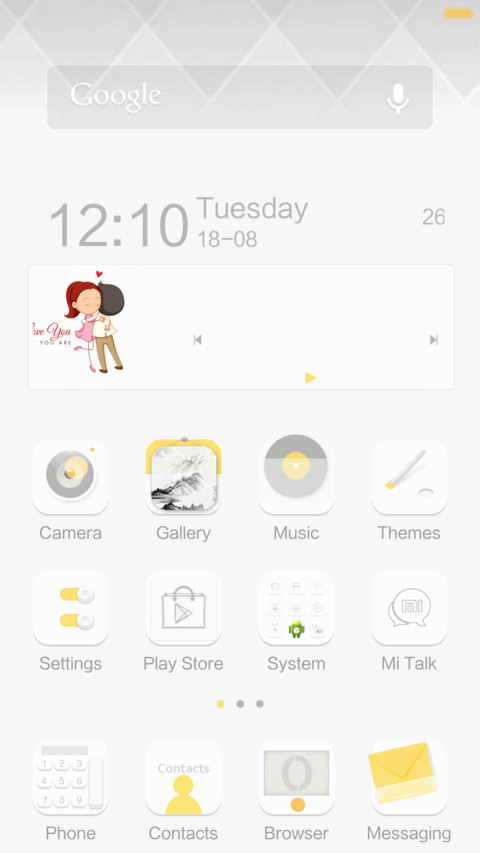 iOS 9 Touch of Gold screenshot