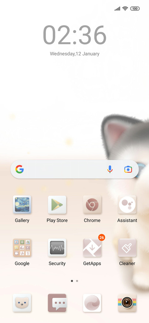 Cute husky screenshot