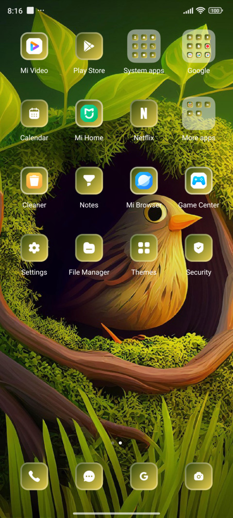 Bird screenshot