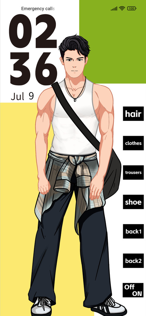 Dress up game screenshot