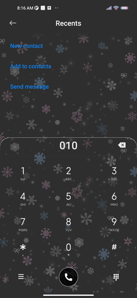 Pink Snowflake screenshot