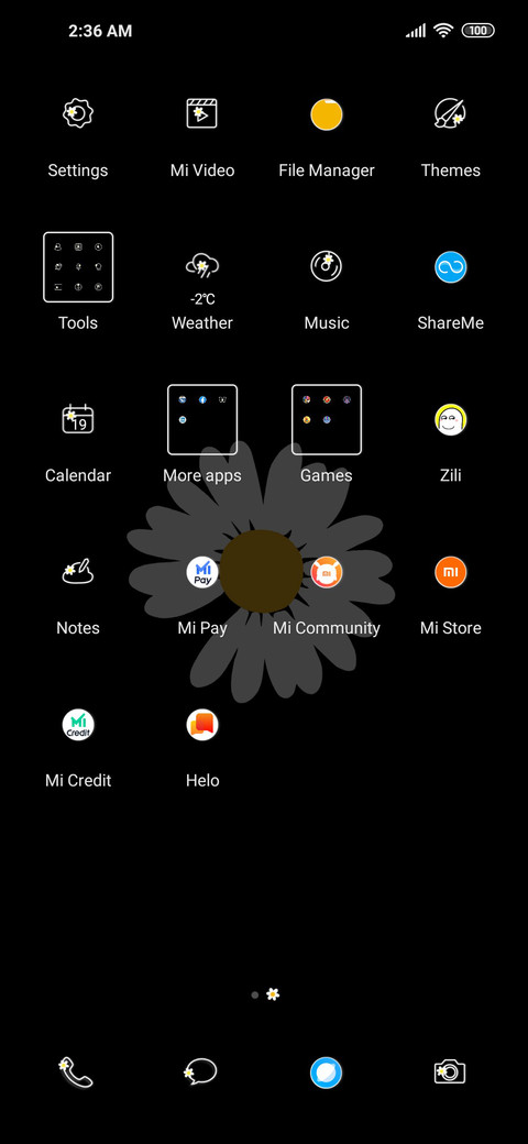 Daisy widget screenshot