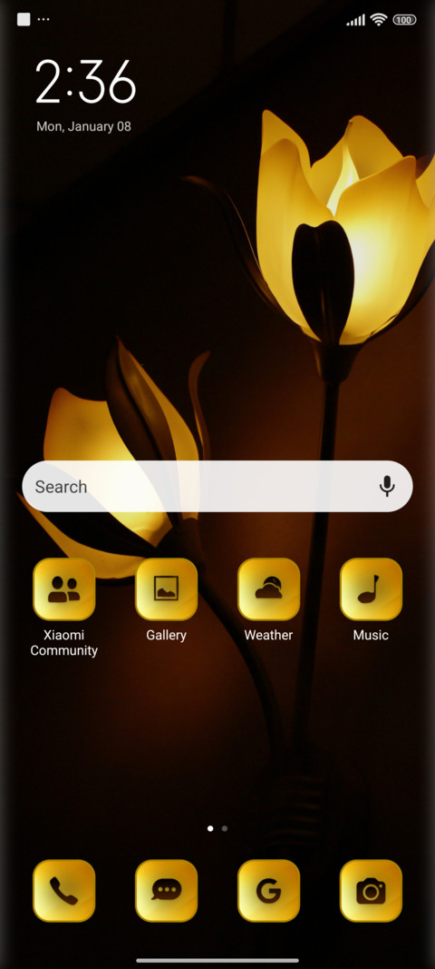 lamp flowers screenshot