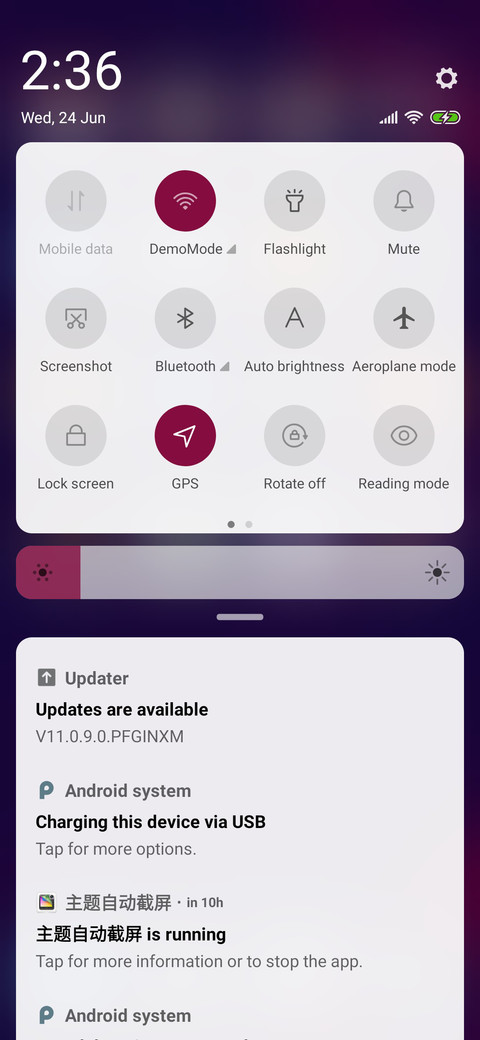 Red X screenshot