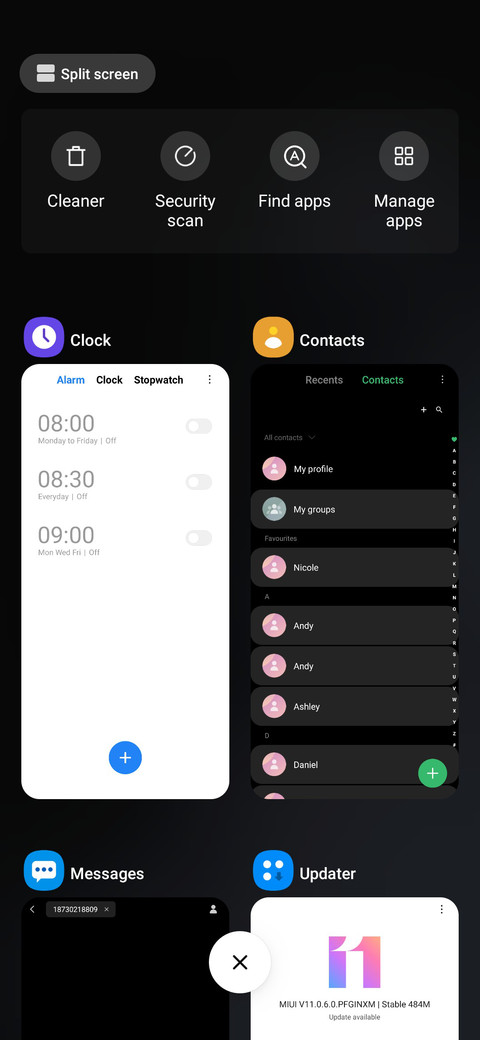 OneUi Black Q screenshot