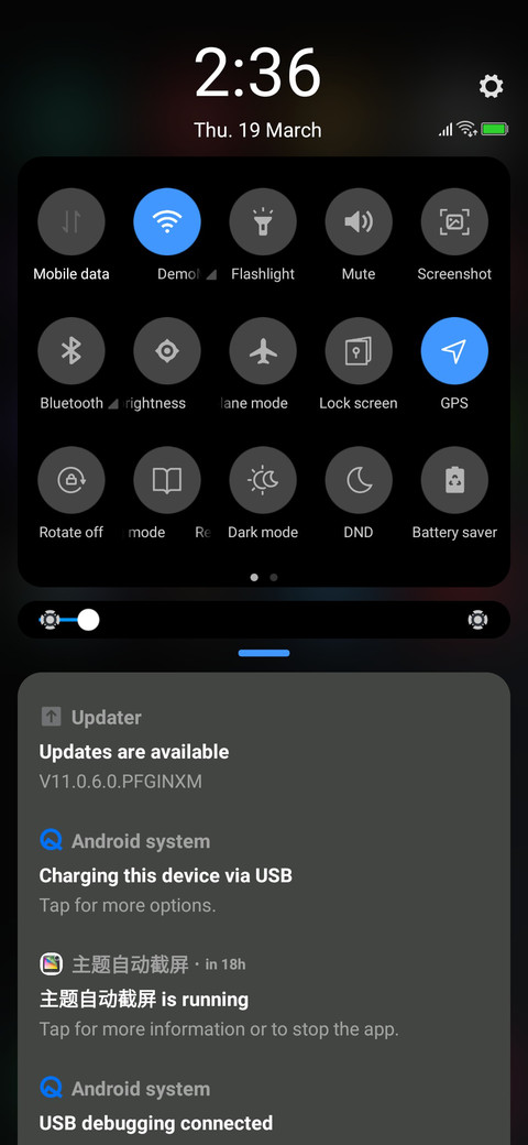 OneUi Black Q screenshot
