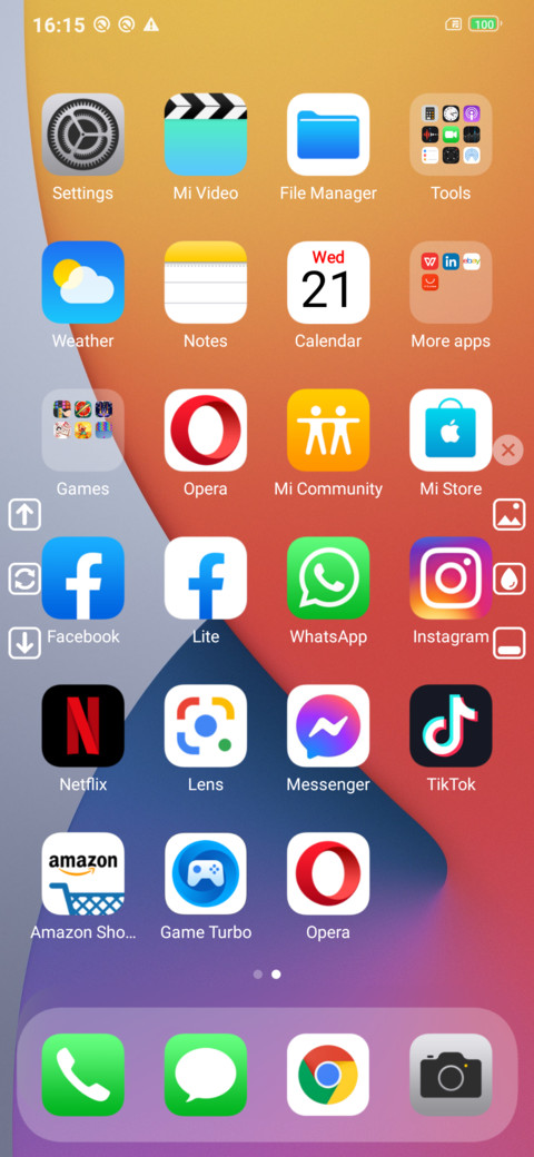 iOS 14X Pro screenshot