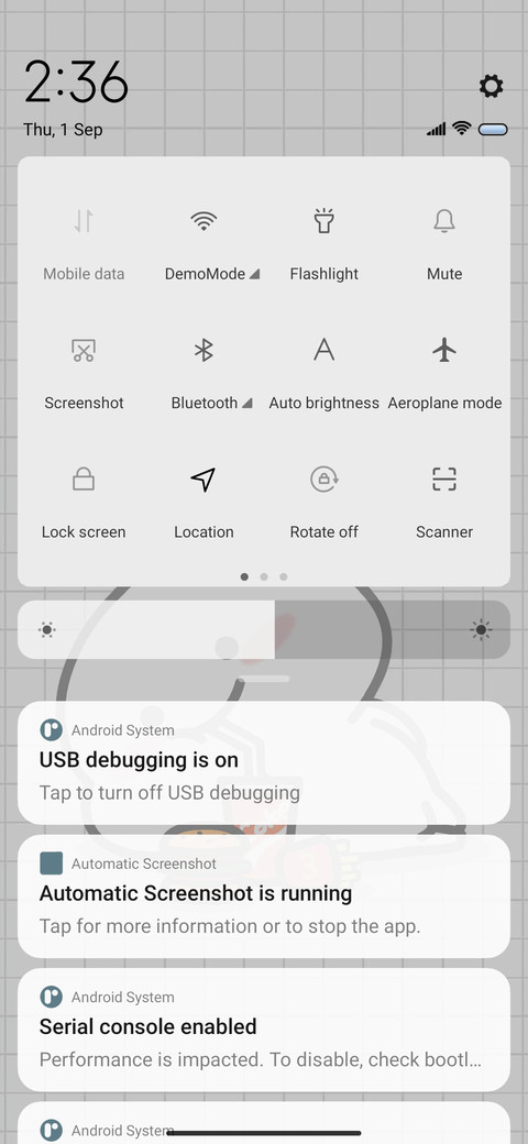 Strobe peek phone screenshot