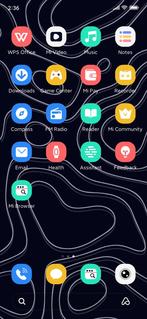 Dark Ink Curve screenshot