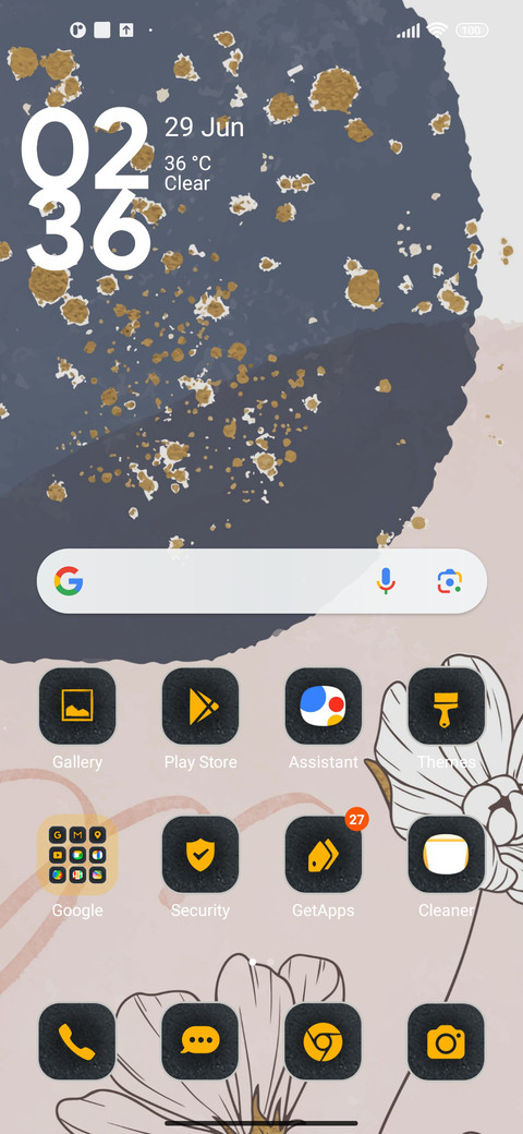 abstract flower screenshot