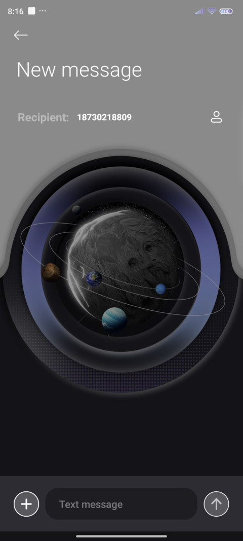 Two color planet screenshot