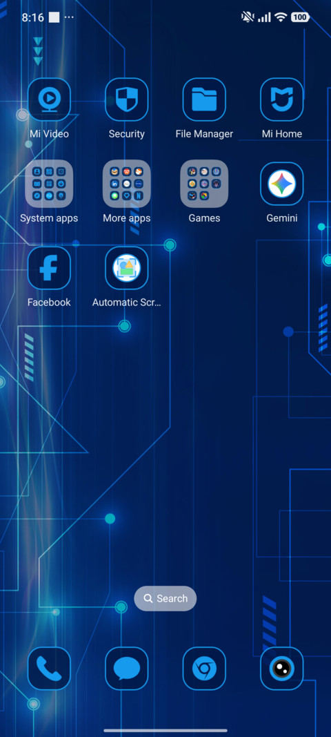 Dark Tech Style screenshot
