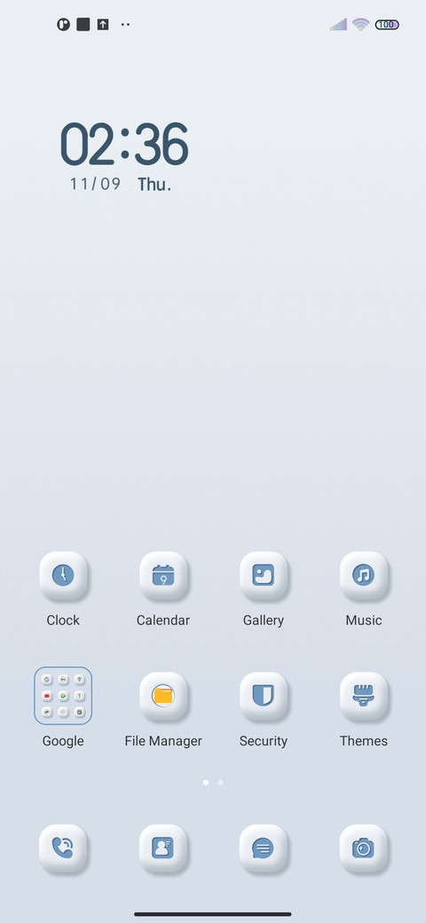 Blue mimicry screenshot