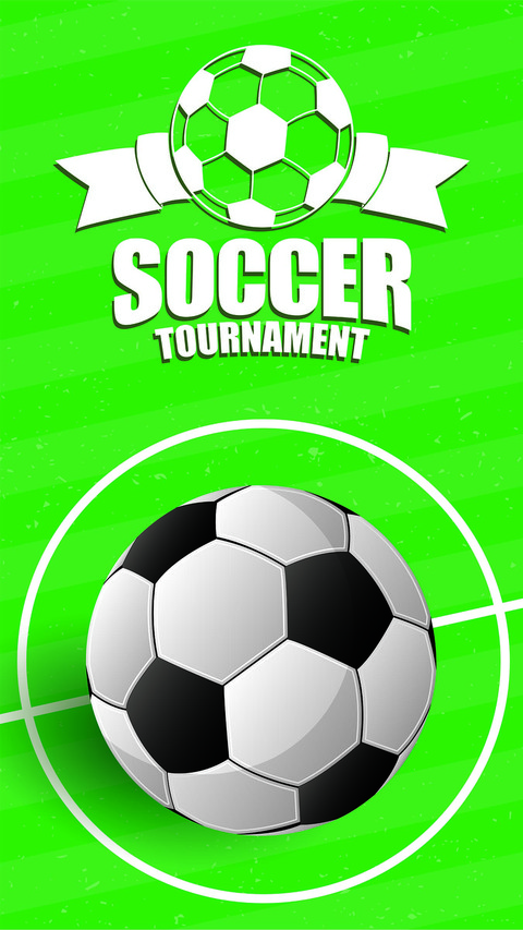 Concept of soccer ball, sport games, football match screenshot