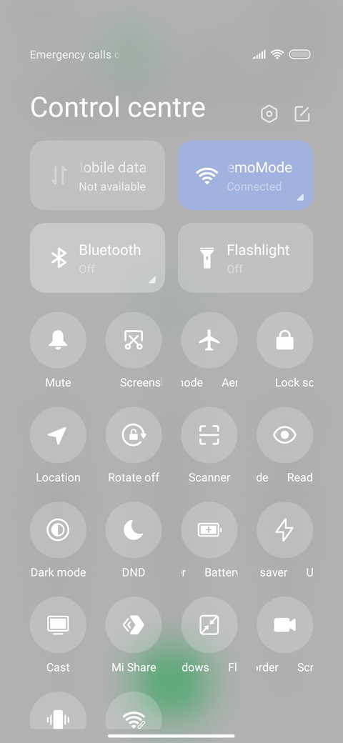 Fresh grid screenshot