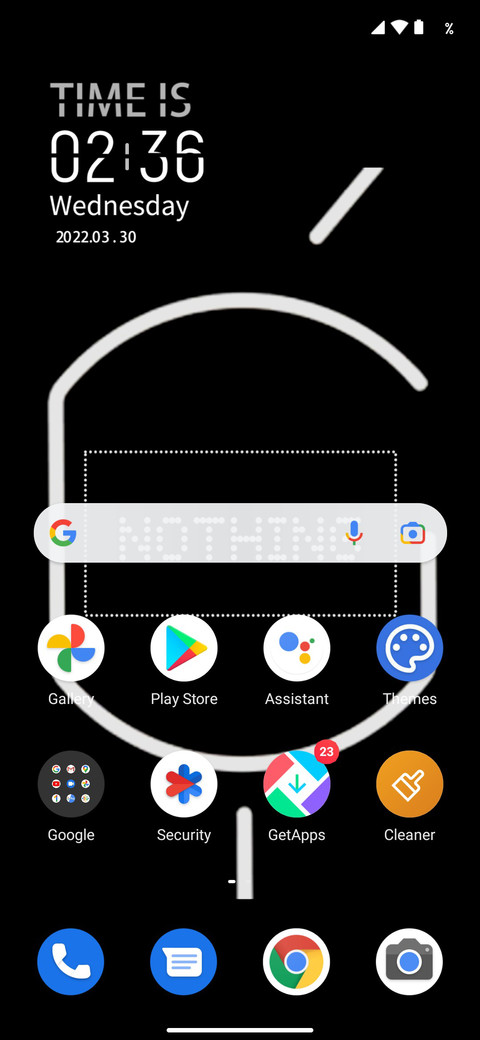 Nothing OS screenshot