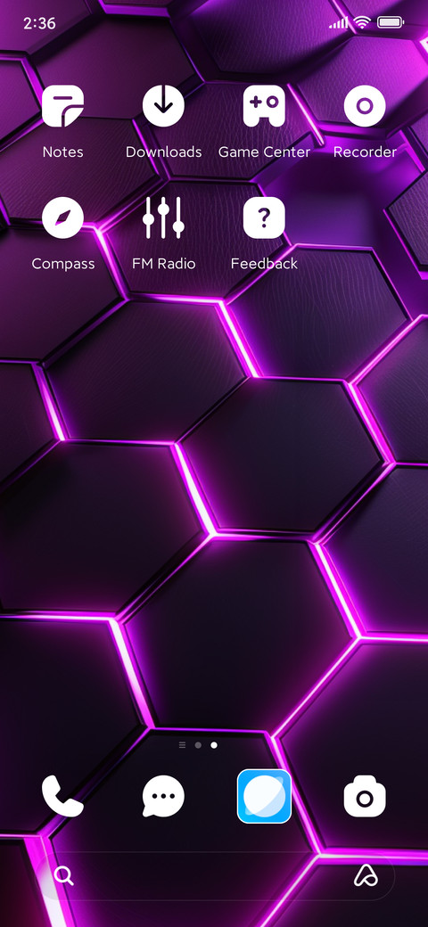 Glitter violet screenshot