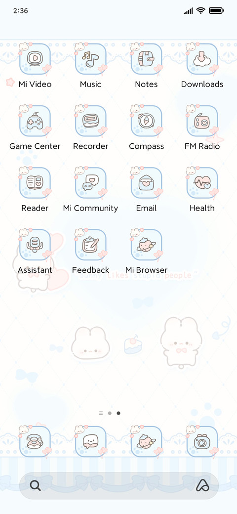 Soft cute bunny screenshot