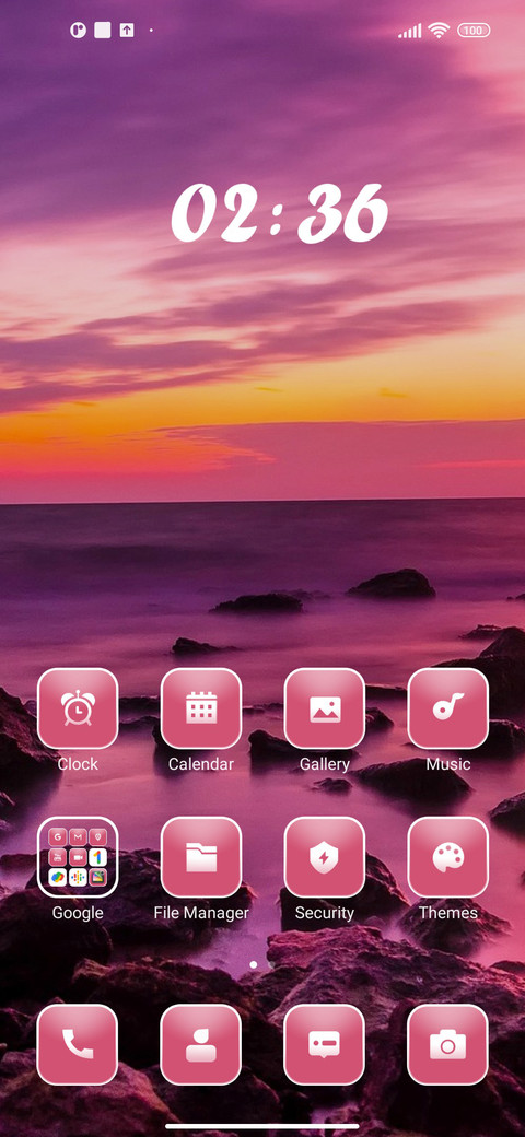 Beach in Spring screenshot