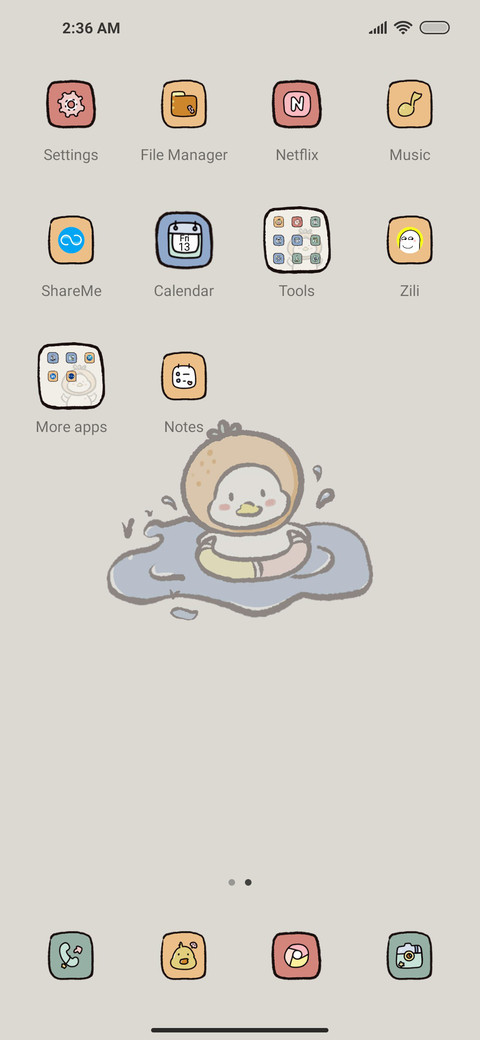 swimming duck screenshot