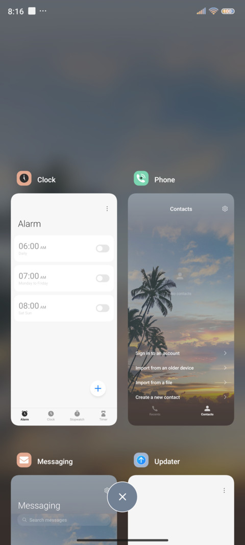 Sunset beach screenshot