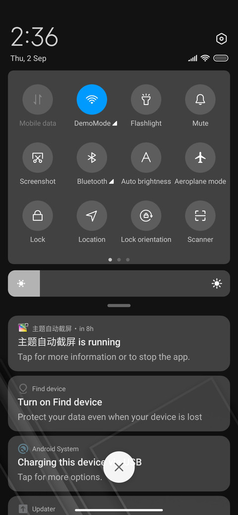 Business window screenshot