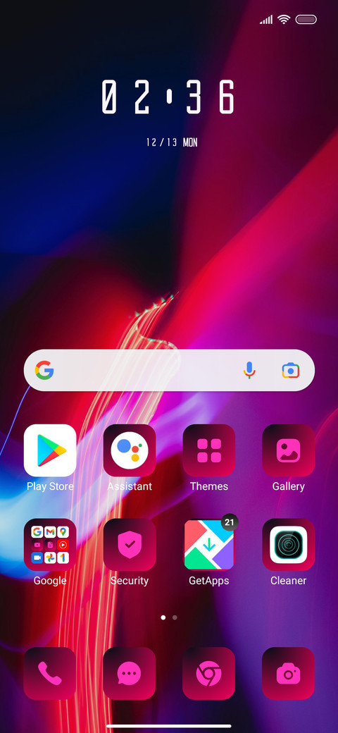 Neon abstract screenshot