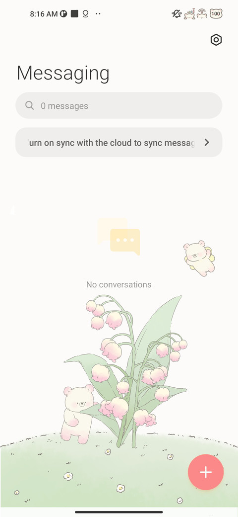 Bear and flower screenshot