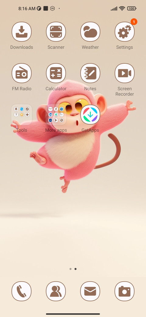 Pink monkey screenshot