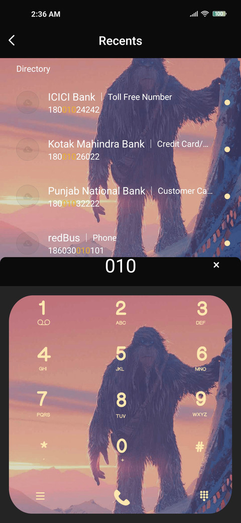 The monster screenshot