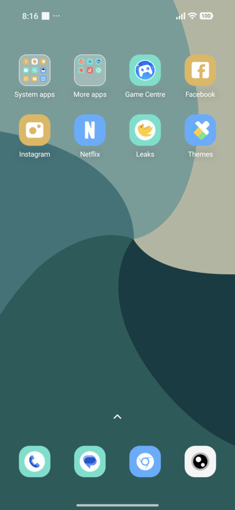 Teal Cream Curve screenshot