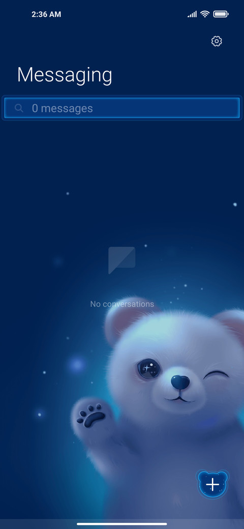 starry sky bear screenshot