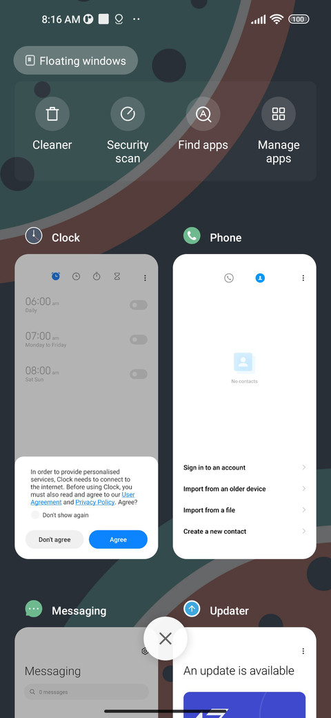 Simple red plate screenshot