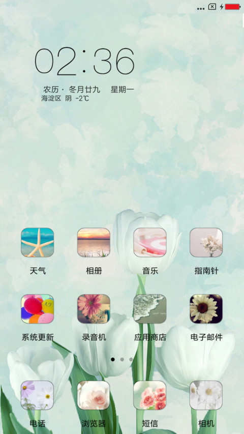 白色郁金香 screenshot