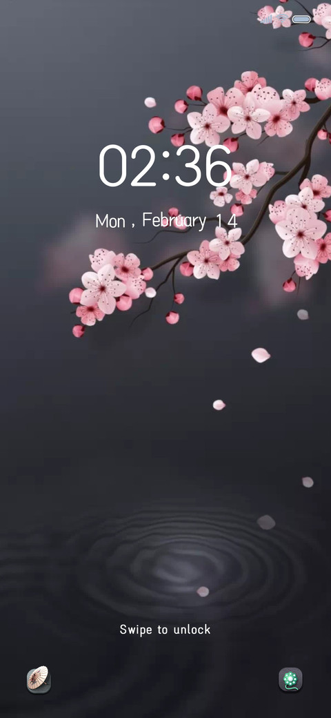 Cherry blossoms screenshot
