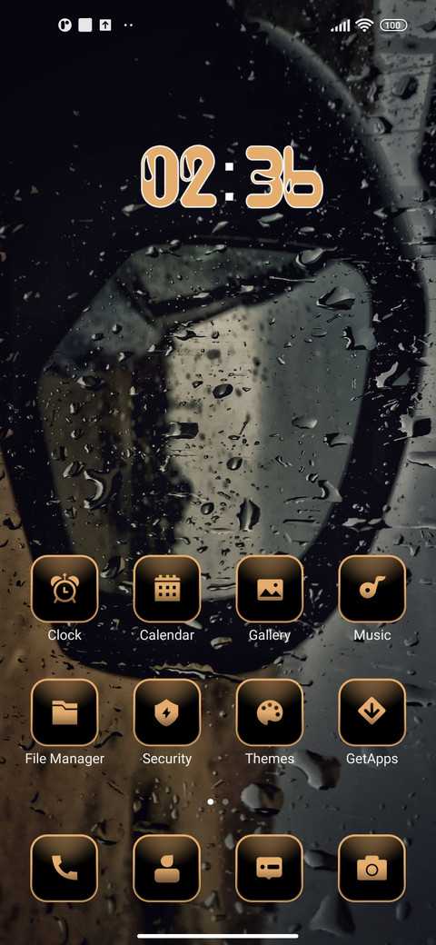 Dark Forsted Glass screenshot