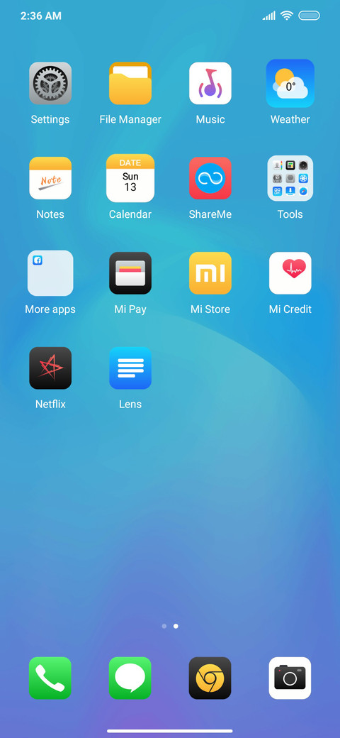 Colorful OXS screenshot