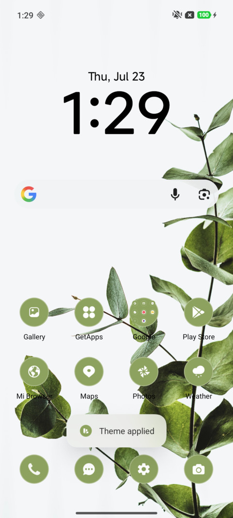 Minimal Leaf screenshot