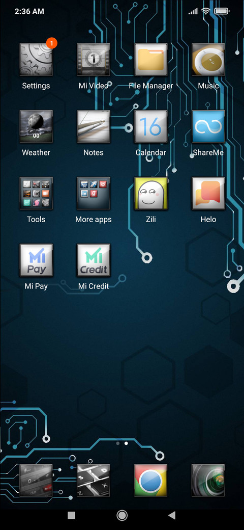 Technique  screenshot