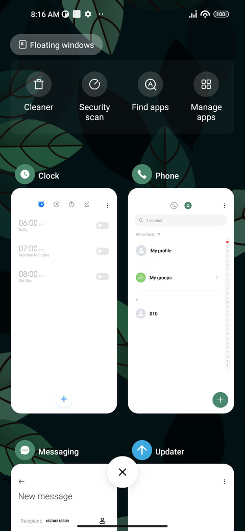 Leaves screenshot